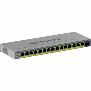 Netgear Business GS116EPP 15 Ports Manageable Ethernet Switch - Gigabit Ethernet - 10/100/1000Base-T, 1000Base-X - 3 Layer