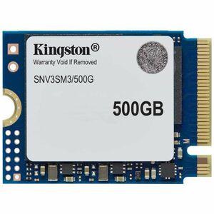 Kingston NV3 500 GB Solid State Drive - M.2 2230 Internal - PCI Express NVMe (PCI Express NVMe 4.0 x4) - Notebook, Gaming 