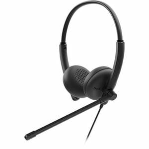 Dell Wired Headset - WH125 - Stereo - USB Type A - Wired - 20 Hz to 20 kHz - Over-the-head, On-ear - Binaural - Supra-aura