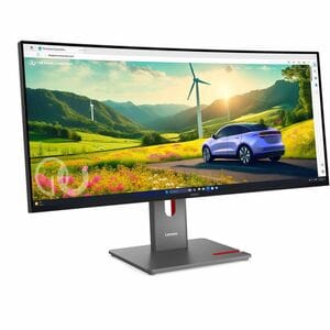 Lenovo ThinkVision P34WD-40 34 Zoll Class UWQHD Gekrümmter Bildschirm LED-Monitor - 21:9 Format - Schwarz - 86,4 cm (34 Zo