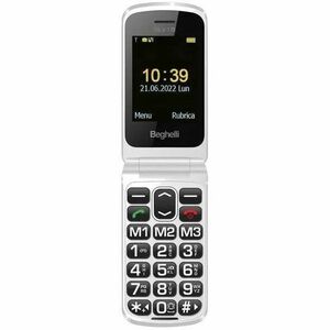 Telefono di funzione Beghelli Salvalavita SLV18 64 MB - 2G - 6,1 cm (2,4") - 64 MB RAM - Argento - Flip - 2 Supporto SIM -