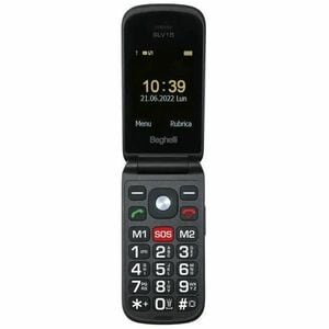 Telefono di funzione Beghelli Salvalavita SLV15 64 MB - 6,1 cm (2,4") - Nero - Flip - 2 Supporto SIM - SIM-free - Rear Cam