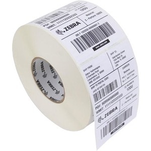 Tag Paper 3.25x1.875in (82.6x47.6mm); DT Z-Select 4000D 7.5 mil High Performance Coated 1in (25.4mm) core 1170/roll 6/box