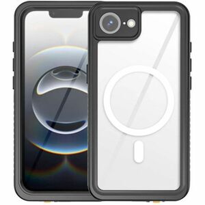 Strike Waterproof Case for Apple iPhone 16e (Black) - For Apple iPhone 16e Smartphone - Black, Clear - Water Proof, Drop R