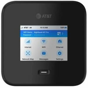 Netgear Nighthawk M7 Pro MR7400 Wi-Fi 7 IEEE 802.11be Ethernet, Cellular Wireless Router - 5G - 5G NR, LTE Cat20 - Tri Ban