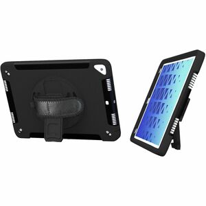 Shield Extreme-X para iPad 9 (7/8) de 10,2" (negro) con correa de mano giratoria