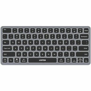 Unitek Keyboard - Cable Connectivity - USB Type C Interface - US International - Space Gray - Windows 10 (32-bit), Windows