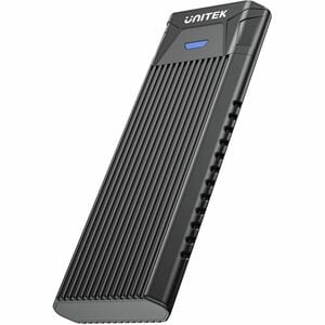 Unitek SolidForce Drive Enclosure PCI Express NVMe, M.2 - USB Type C Host Interface - UASP Support - Space Gray - 1 x SSD 