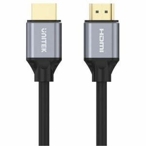 Unitek 5M HDMI2.1 Male to Male Cable (8K 60Hz) Space Grey + Black UNITEK color sleeve + white box