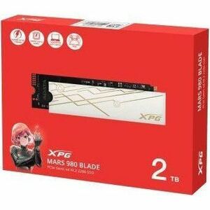 Unidad de estado sólido XPG MARS 980 BLADE SMAR-980B-2TCS - M.2 2280 Interno - 2TB - PCI Express NVMe (PCI Express NVMe 5.0 x4) - Computadora de escritorio, Portátil, PlayStation Dispositivo compatible - 1480TB TBW - 5Año(s) Garantía