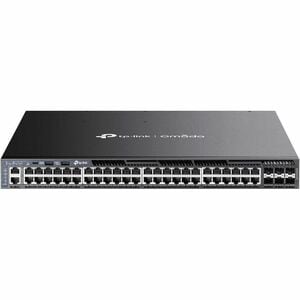 TP-Link Omada SG6654XHP 48 Ports Manageable Ethernet Switch - Gigabit Ethernet, 10 Gigabit Ethernet - 10/100/1000Base-T, 1