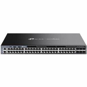 TP-Link Omada SG6654X 48 Ports Manageable Layer 3 Switch - Gigabit Ethernet, 10 Gigabit Ethernet - 10/100/1000Base-T, 10GB