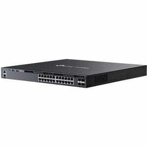 TP-Link Omada 25 Ports Ethernet Switch - Gigabit Ethernet, 10 Gigabit Ethernet - 10/100/1000Base-T, 10GBase-X - 3 Layer Su