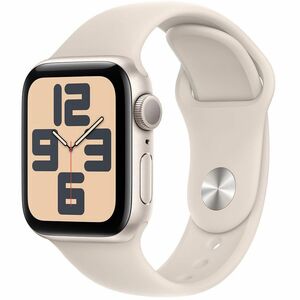 Apple Watch SE Smart Watch - 40mm Case Height - 34mm Case Width - Starlight Case Color - Starlight Band Color - Aluminio C