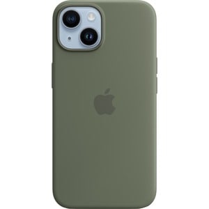 Funda Apple - para Apple Smartphone - Oliva - Sedoso, Tacto suave - Resistencia a arañazos, Resistente a Caídas - Silicona