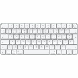 Apple Magic Teclado - Con cable/Inalámbrico Conectividad - USB Tipo C Interfaz - Español - Blanco - Bluetooth - Multimedia