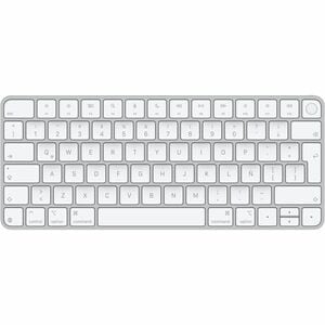 Apple Magic Teclado - Con cable/Inalámbrico Conectividad - USB Tipo C Interfaz - Español (América Latina) - Blanco - Bluet