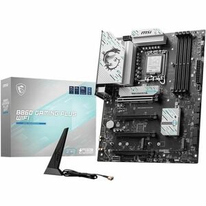 MSI B860 GAMING PLUS WIFI Gaming Desktop Motherboard - Intel B860 Chipset - Socket LGA-1851 - ATX - Core Ultra Processor S