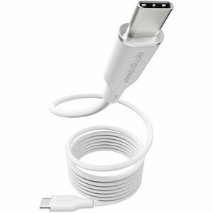 PanzerGlass empower 1,50 m USB-C Datentransferkabel - Cable for MacBook, iPhone, AirPods, Smartphone, Tablet, Notebook - 480 Mbit/s - Silber-Weiß