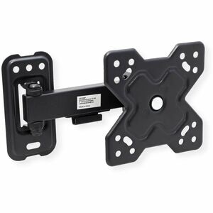 Value Wall Mount for Monitor, TV - Black - 1 Display(s) Supported - 33 cm to 81.3 cm (32") Screen Support - 20 kg Load Cap