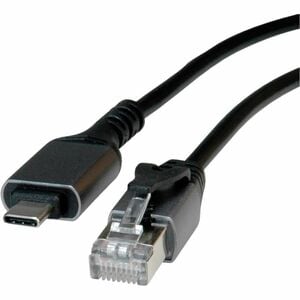 Value 1,50 m RJ-45/USB-C Netzwerkkabel - 1 / Pack - Cable for PC, Notebook, Router - 1 Gbit/s - Schwarz