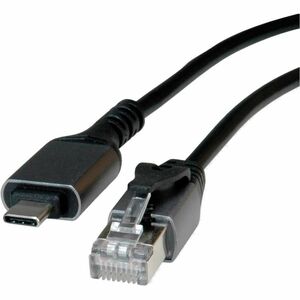 Value 3 m RJ-45/USB-C Netzwerkkabel - 1 / Pack - Cable for PC, Notebook, Router - 1 Gbit/s - Schwarz