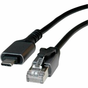 Value 2 m RJ-45/USB-C Netzwerkkabel - Cable for PC, Notebook, Netzwerkgerät - 1 Gbit/s - Schwarz