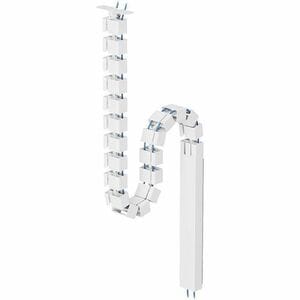 Neomounts Cable Routing - White - Cable Management Spine - Steel
