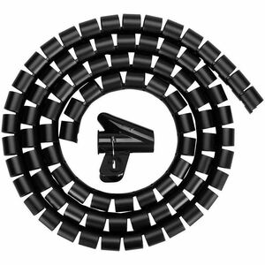 Neomounts Cable Protection - Black - Cable Sleeve - Plastic