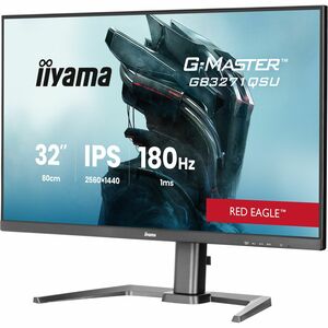 Moniteur LED de jeu iiyama G-MASTER Red Eagle GB3271QSU-B2 32" Class WQHD - 16:9 - Noir mat - 80 cm (31,5") Viewable - Tec
