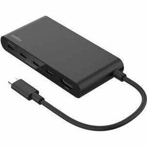 Belkin Connect USB Type C Docking Station for Notebook, Monitor, Hard Drive, Webcam, Tablet, Smartphone, Computer - Chargi