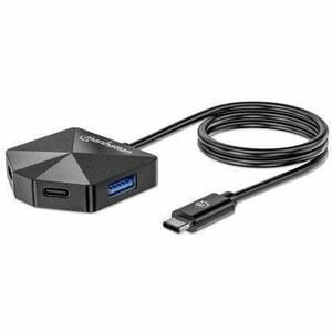 Hub USB-C 3.2 con 4 puertos 2 USB-A y 2 USB-C, USB-C macho a dos puertos USB-C y dos puertos USB-A, USB de supervelocidad 