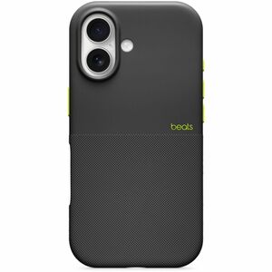 Apple Beats by Dr. Dre Rugged Case for Apple iPhone 17 Smartphone - Textured Matte - Everest Black - 1 / Pack - Drop Resistant, Scratch Resistant, Impact Absorbing, Smudge Resistant - Thermoplastic Polyurethane (TPU) - 16 cm (6.3") Maximum Screen Size Supported - Wireless Charging Compatible