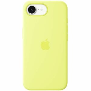 Apple Case for Apple iPhone 16e Smartphone - Neon Yellow - Silky, Soft-touch - Scratch Resistant, Drop Resistant - Silicone, MicroFiber