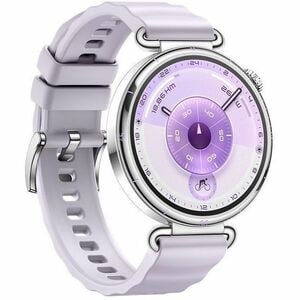 Huawei WATCH GT 6 Smart Watch - Round Case Shape - 41.30 mm Case Height - 41.30 mm Case Width - Purple Body Color - Gold Band Color - Stainless Steel Case Material - Accelerometer, Gyro Sensor, Magnetometer, Optical Heart Rate Sensor, Barometer, Temperature Sensor, Ambient Light Sensor - Phone, Text Messaging, Oxygen Saturation Monitor, Music Player - Heart Rate, Speed, Distance Traveled, Cadence, Calories Burned, Sleep Quality, Respiratory Rate, Blood Pressure, Stress, Body Temperature - 3