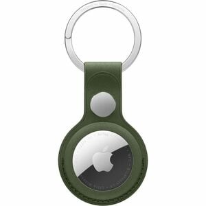 Apple AirTag, Key Key Ring - FineWoven, Stainless Steel, Micro Twill - Moss - Durable