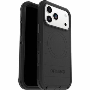 OtterBox Defender Series Pro Case for Apple iPhone 17 Pro Max Smartphone - Texturing Grip - Black - 1 Poly Bag - Bump Resi