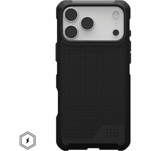 Urban Armor Gear Metropolis LT Rugged Case for Apple iPhone 17 Pro Max Smartphone - Kevlar Black - Bump Resistant, Drop Resistant, Impact Resistant, Knock Resistant, Shock Resistant - Kevlar, Thermoplastic Polyurethane (TPU)