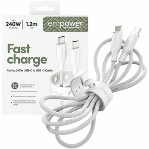 PanzerGlass Racing 1.20 m USB-C Data Transfer Cable - White