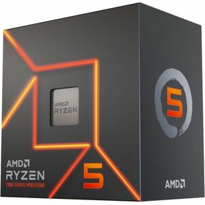 Processore AMD Ryzen 5 7000 7400 Hexa core (6 Core) 3,30 GHz - Scatola - 16 MB Cache L3 - 6 MBspcaeCache L2 - 384 KB Cache