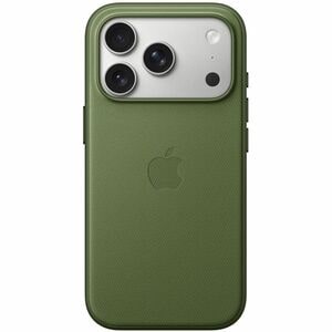 Apple Case for Apple iPhone 17 Pro Smartphone - Tactile Texture Grip - Green - Scratch Resistant, Drop Resistant - Woven F