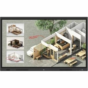 LG CreateBoard 55TR3DQ-B 1397 mm 4K UHD LCD Collaboration Display - ARM Cortex A73 + A53 - 8 GB - Touchscreen - 16:9 Aspec