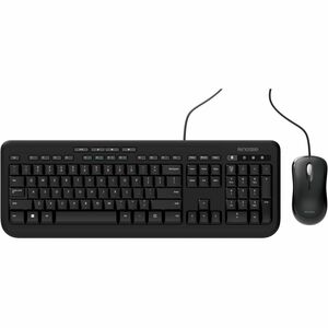 Incase Designed by Microsoft Wired Desktop 600 Keyboard & Mouse - USB Cable Keyboard - Keyboard/Keypad Color: Black - USB 
