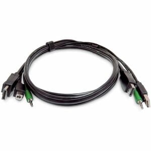 StarTech.com 3.05 m KVM Cable - TAA Compliant - Cable for KVM Switch, Workstation - First End: 1 x Displayport Digital Aud