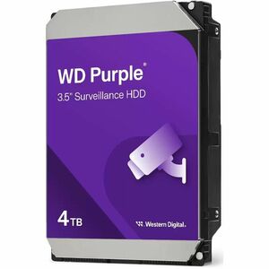 WD Purple WD44PURZ 4 TB Hard Drive - 3.5" Internal - SATA - Conventional Magnetic Recording (CMR) Method - Video Surveilla