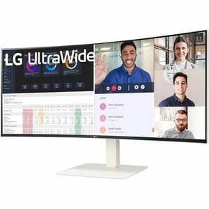 LG Ultrawide 38WR85QC-W 38" Class WQHD Curved Screen LCD Monitor - 21:9 - White - 37.5" Viewable - Nano In-plane Switching
