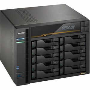 ASUSTOR LOCKERSTOR 10 Gen3 AS6810T SAN/NAS Storage System - AMD Ryzen Embedded V3C14 Quad-core (4 Core) 2.30 GHz - 10 x HD