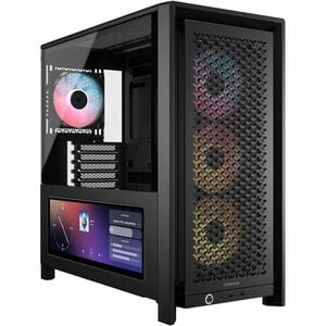 Corsair FRAME Gabinete para computadora gamer - Mini ITX, Micro ATX, ATX, EATX Placa base admitida - Media Torre - Acero, Vidrio templado, Plástico - Negro - 6 x Compartimiento(s) - 4 x 120mm Fan(s) Installed - 13 x Ventilador(es) admitido - 36.8cm (14.5") Pantalla - 2 x Compartimiento interno 3.5" - 4 x Compartimiento interno 2.5" - 7 x Ranura(s) - 3 x USB(s) - 1 x USB 3.2 Gen 2x2 Tipo C - 1 xEntrada audio - 1 xSalida audio - Refrigeración por Ventilador/Líquido