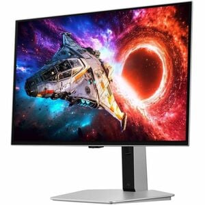 Monitor de juego OLED Samsung Odyssey OLED G8 S27HG800SN 27" Clase 4K UHD - 16:9 - Plata - 68.6cm (27") Viewable - Quantum Dot OLED - 3840 x 2160 - Mil millones de colores - AMD FreeSync Premium Pro - 250cd/m² - 0.03ms - 240Hz Frecuencia de actualización - Giratoria, Altura, Pivote, Inclinable - USB tipo-C - HDMI - DisplayPort - Compatible con Montura VESA - Concentrador USB