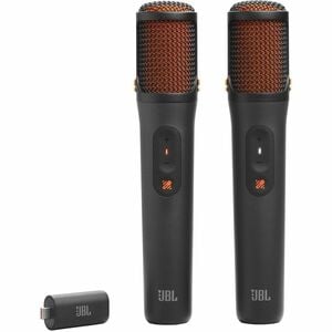 JBL EasySing Plug-in Microphone for Voice, Vocals, Singing, Music, Speaker - Black - 50 Hz to 15 kHz - Shock Mount - USB T